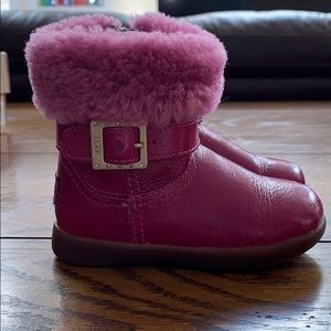 UGG Toddler Pink Gemma Boots EUC Size 6